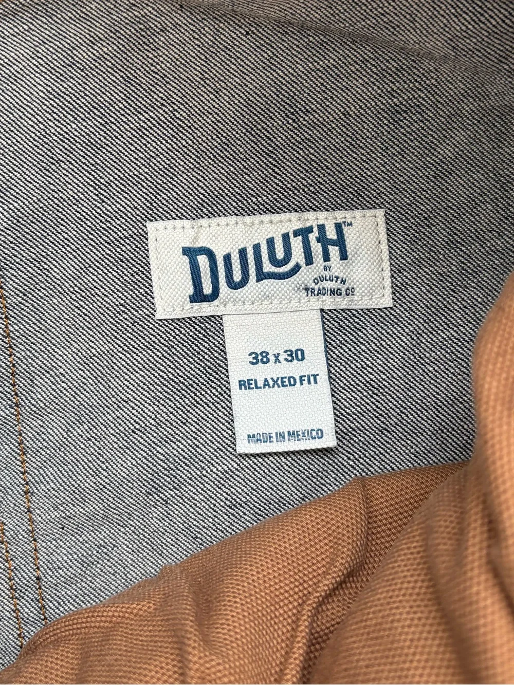 Duluth Trading Size 38 Flex Ballroom Dark Wash Relaxed Fit Jeans Western Country